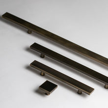 Load image into Gallery viewer, Rail, Antique Brass Cabinet Pulls
