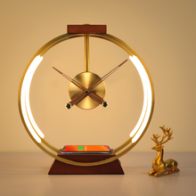 Carregar imagem no visualizador da galeria, Modern Clock Lamp with Phone Wireless Charger
