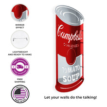 Cargar imagen en el visor de la galería, Campbell’s Soup Can Mirror
