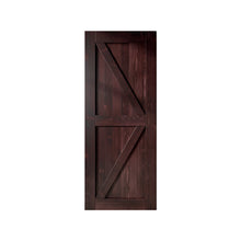 Load image into Gallery viewer, Finished &amp; Unassembled Arrow Design Pine Wood Barn Door Without Hardware
