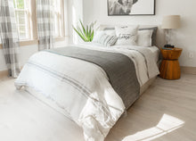 Load image into Gallery viewer, Farmhouse Stripe Reversible Comforter Set
