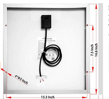 Load image into Gallery viewer, ACOPower 15W 12V Solar Charger Kit, 5A Charge Controller with Alligator Clips
