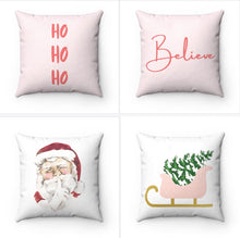 Load image into Gallery viewer, Pink Christmas Cushion Covers
