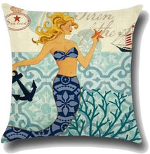 Load image into Gallery viewer, Mermaid Cushion Covers
