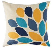 Load image into Gallery viewer, Golden Azure Cushion Covers
