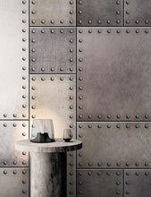 Carregar imagem no visualizador da galeria, Rustic Metal Steel 3D Wallpaper Mural. #6752
