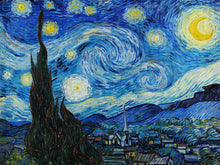 Carregar imagem no visualizador da galeria, Vincent Van Gogh&#39;s The Starry Night Painting Wallpaper Mural.  #6742
