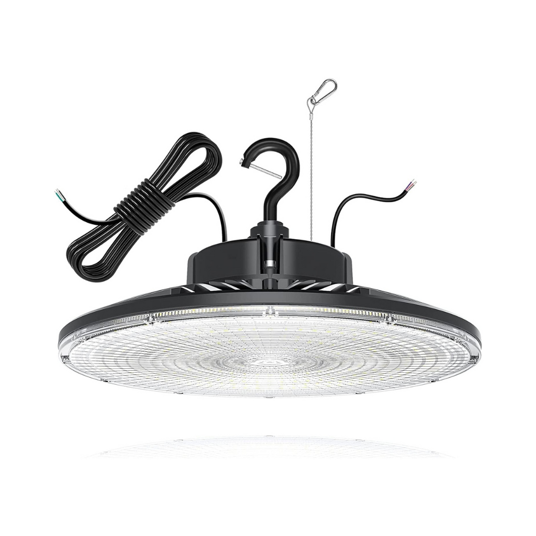 240W LED UFO High Bay Light - Selectable Wattage(150W/200W/240W) & CCT(3000K/4000K/5000K), High-Lumen(150LM/W) - UL, cUL & DLC Certified