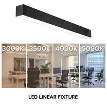 Cargar imagen en el visor de la galería, 8ft LED Linear Fixture - 80W, 9600 Lumens - 3000K to 5000K CCT Adjustable
