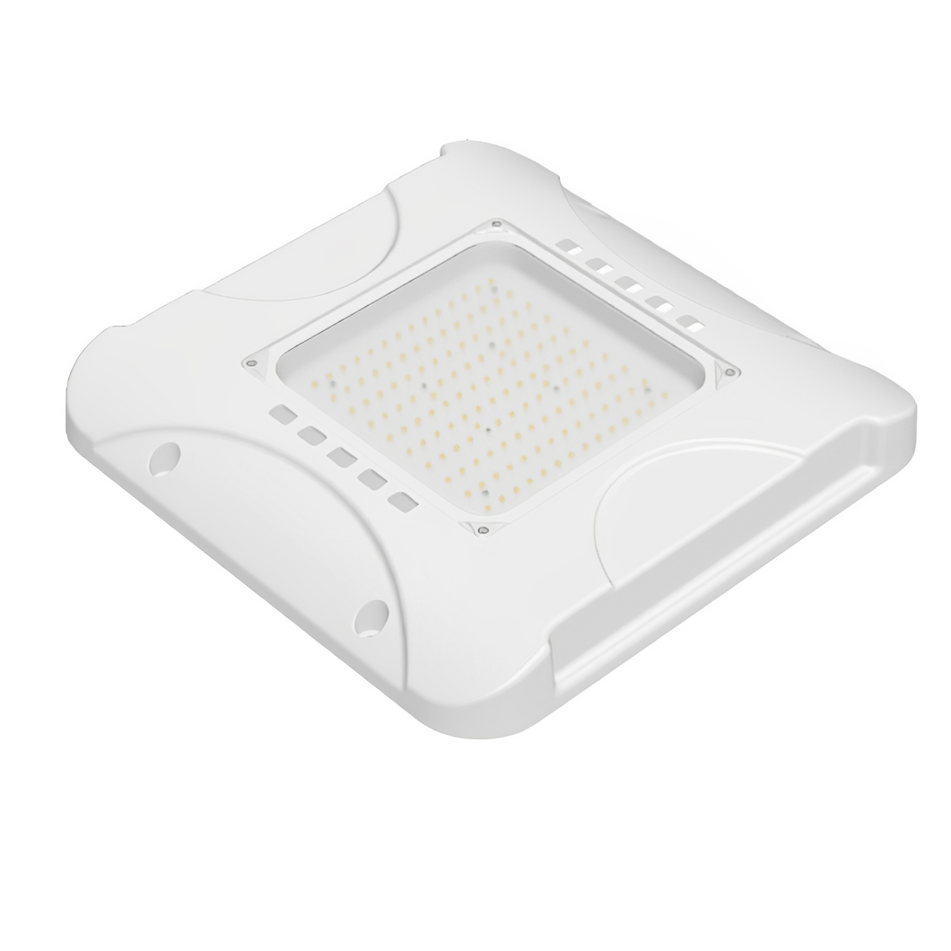 80W/120W/150W Dimmable LED Canopy Light with CCT Selectable 3000K/4000K/5000K - IP65 Rated