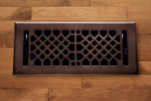 Carregar imagem no visualizador da galeria, Cast Brass Vintage Industrial Vent Cover - Oil Rubbed Bronze
