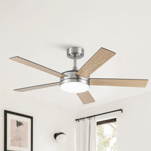 Carregar imagem no visualizador da galeria, Vaczon 48&quot; 5 Blades Industrial DC Motor Ceiling Fan with LED Lighting and Remote Control
