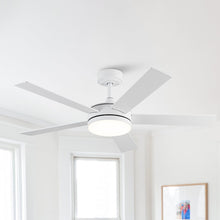 Carregar imagem no visualizador da galeria, Vaczon 48&quot; 5 Blades Industrial DC Motor Ceiling Fan with LED Lighting and Remote Control
