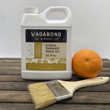 Carregar imagem no visualizador da galeria, Citrus Thinned Tung Oil: Fast-Drying Wood Finish for Indoor and Outdoor Use
