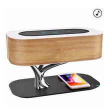 Load image into Gallery viewer, Hometree Minimalist Table Lamp with Speaker &amp; Wireless Charger
