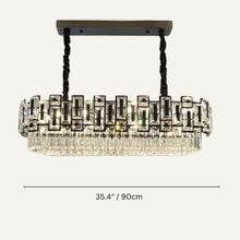 Carregar imagem no visualizador da galeria, Aabgenay Ellipse Chandelier
