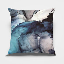 Load image into Gallery viewer, Abstract Blue Cushion Covers
