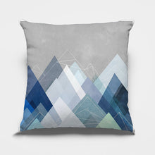 Load image into Gallery viewer, Abstract Blue Cushion Covers
