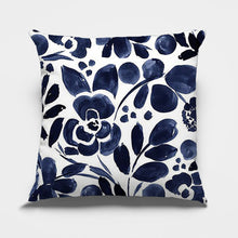 Load image into Gallery viewer, Abstract Blue Cushion Covers
