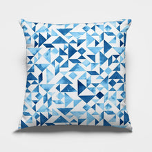 Load image into Gallery viewer, Abstract Blue Cushion Covers
