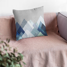 Load image into Gallery viewer, Abstract Blue Cushion Covers
