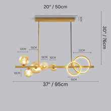 Cargar imagen en el visor de la galería, Afnari Linear Chandelier
