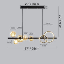 Carregar imagem no visualizador da galeria, Afnari Linear Chandelier
