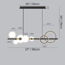 Carregar imagem no visualizador da galeria, Afnari Linear Chandelier
