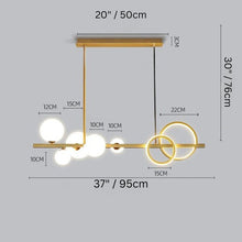 Carregar imagem no visualizador da galeria, Afnari Linear Chandelier
