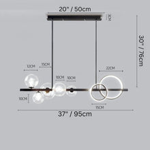 Cargar imagen en el visor de la galería, Afnari Linear Chandelier
