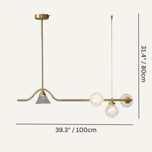 Carregar imagem no visualizador da galeria, Ambrosia Linear Chandelier
