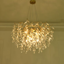 Load image into Gallery viewer, Anab Round Crystal Chandelier

