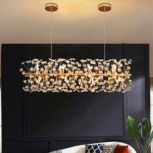 Cargar imagen en el visor de la galería, Arabella Crystal Linear Chandelier
