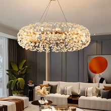 Cargar imagen en el visor de la galería, Arabella Crystal Round Chandelier
