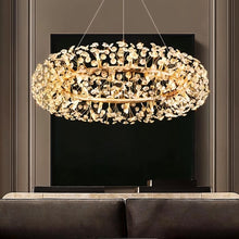 Cargar imagen en el visor de la galería, Arabella Crystal Round Chandelier
