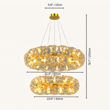 Load image into Gallery viewer, Arabella Crystal Tiered Chandelier
