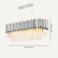 Load image into Gallery viewer, Astralis Oval Chandelier
