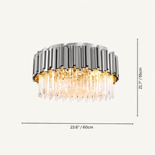 Cargar imagen en el visor de la galería, Astralis Round Flush Mount Chandelier
