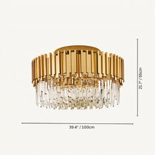 Cargar imagen en el visor de la galería, Astralis Round Flush Mount Chandelier
