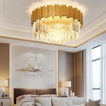 Carregar imagem no visualizador da galeria, Astralis Round Flush Mount Chandelier
