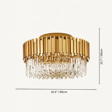 Cargar imagen en el visor de la galería, Astralis Round Flush Mount Chandelier
