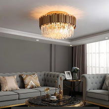 Cargar imagen en el visor de la galería, Astralis Round Flush Mount Chandelier
