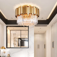 Load image into Gallery viewer, Astralis Round Flush Mount Chandelier
