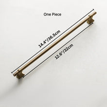 Cargar imagen en el visor de la galería, Atiq Brass Knob &amp; Pull Bar
