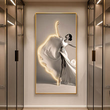 Load image into Gallery viewer, Ballet Lines Illuminated Art
