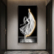 Load image into Gallery viewer, Ballet Lines Illuminated Art
