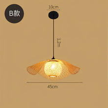 Cargar imagen en el visor de la galería, Bamboo Chandelier Rattan Lamp
