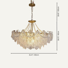 Carregar imagem no visualizador da galeria, Bariq Glass Chandelier
