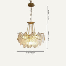 Carregar imagem no visualizador da galeria, Bariq Glass Chandelier
