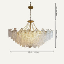 Carregar imagem no visualizador da galeria, Bariq Glass Chandelier
